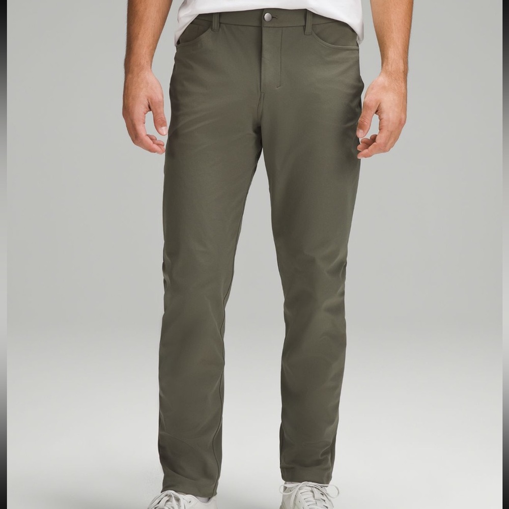 Lululemon ABC Classic-Fit 5 Pocket Pant 36x32L Warpstreme Army Green